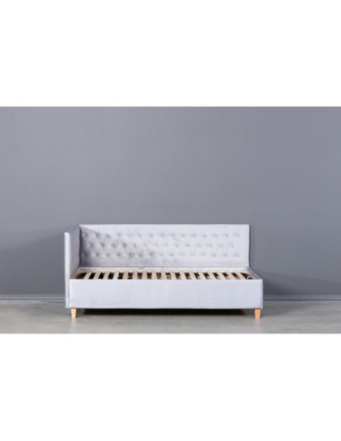 Bed NICA 90, with wall, slats and bedding box