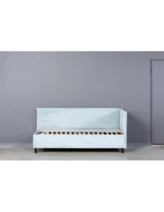 Bed PRIME 90 with wall, slatted bed base and bedding box