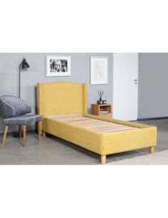 Bed TRENDI 90 with slatted frame and bedding box