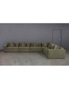 LIVING 3C2 MAXI (470X360cm)  komplektuojama kampinė sofa