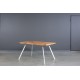 MOZAIKA TORI WHITE 140x80 industrinio stiliaus ąžuolinis stalas