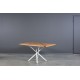 MOZAIKA SPYDER WHITE 140x80 industrinio stiliaus ąžuolinis stalas