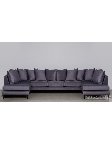 OSLO NEW MAXI U (210x390xX210cm) 14-pillow corner sofa