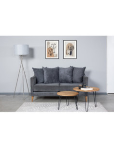 OSLO NEW (154cm) dviviete sofa 4 pagalvės