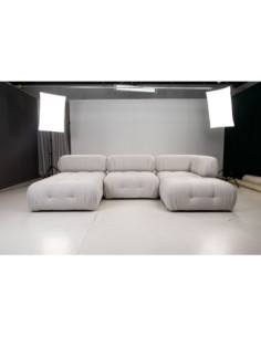 POP (177X321X177cm) complete corner sofa