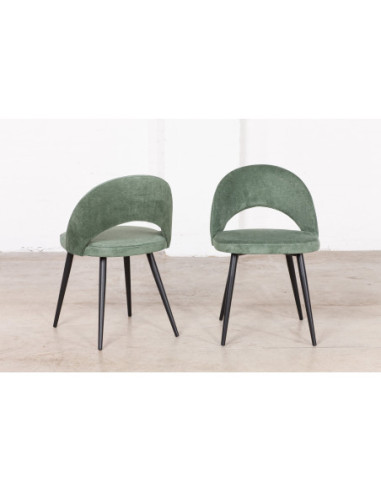 LILLI Scandinavian design chair with metal legs