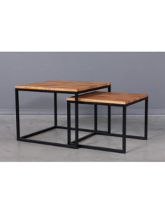 CUBO MIX S 2 in1 oak coffee table