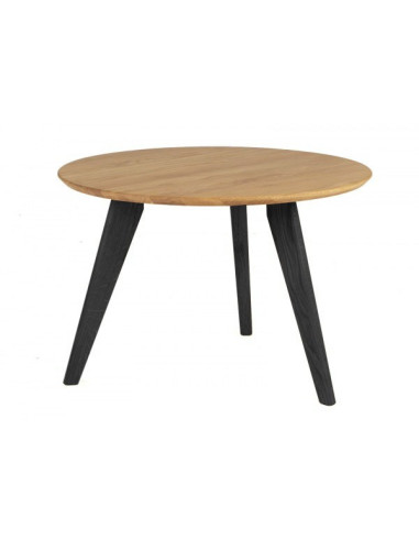 DANTĖ BLACK MIX Ø50 oak round coffee table