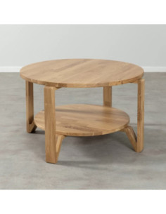 ESLOV Ø80 round, oak coffee table