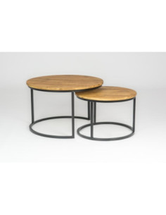 Round coffee table MANGO Ø75 2 in 1