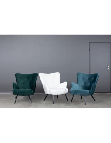 TREND (76cm) armchair with metal legs