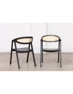 ALDO CANE BLACK WOODEN chair