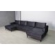RIVIERA U  (156x386x156cm)  kampinė sofa
