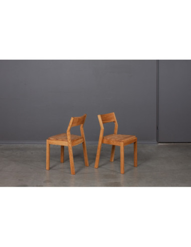 SUOMI WOODEN solid oak chair