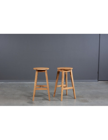 Oak bar stool STOOL