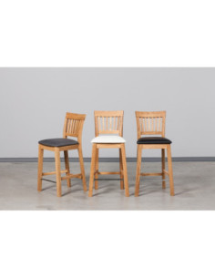 Oak half-bar chair EKHOLM