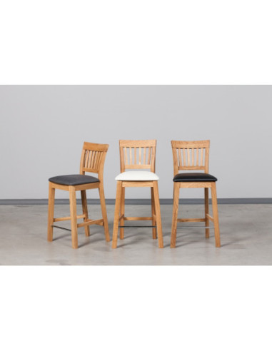 Oak half-bar chair EKHOLM