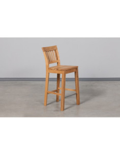 Solid oak half-bar chair EKHOLM