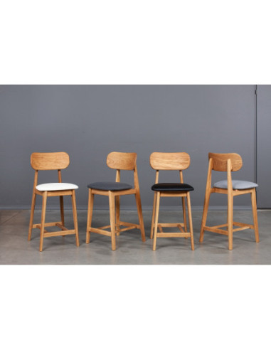 PAULA oak half-bar (64cm) chair