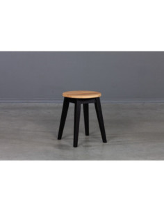 STOOL Black oak stool