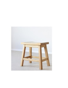 Oak stool Wave