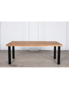 GRID 180X100 oak table