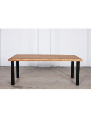 GRID 180X100 oak table