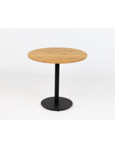 HORECA Ø70 round oak table