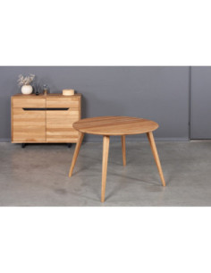 LULA Ø110 round, oak table