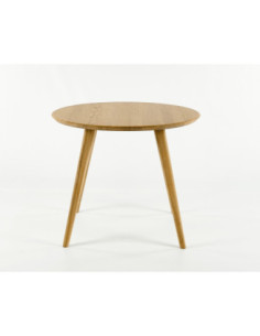 LULA Ø90 round, oak table