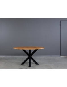 MODERNA ELIPSE 140X90 industrial style table