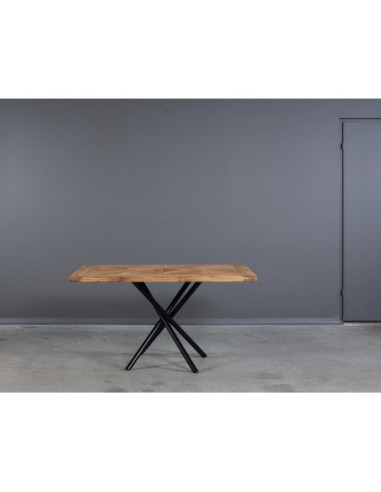 MOZAIKA SPYDER 140x80 industrial style oak table