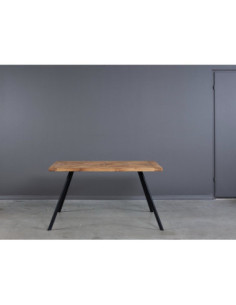 MOZAIKA TORI 140x80 industrial style oak table