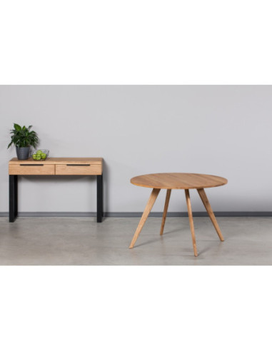 OAKY Ø100 round oak table