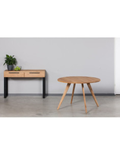 OAKY Ø110 round oak table