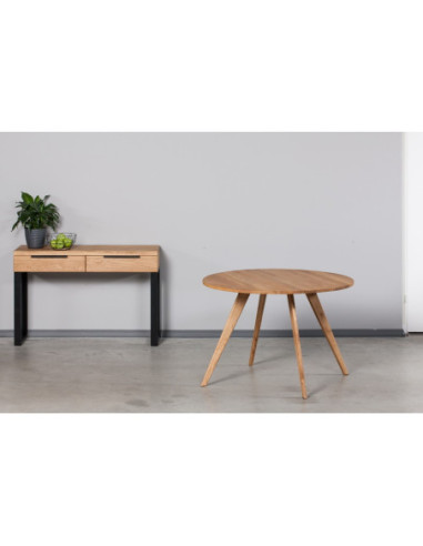 OAKY Ø110 round oak table