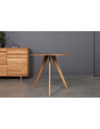 OAKY Ø70 round oak table