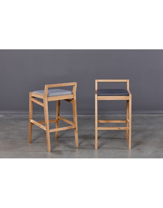 RAY Soft ąžuolinė baro (70cm) kėdė