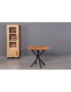 GENOVA SPYDER Ø90-128 round, extending, oak table