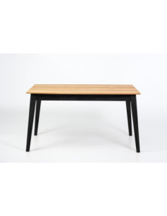 URBANO BLACK 140-230X90 oak, extending table