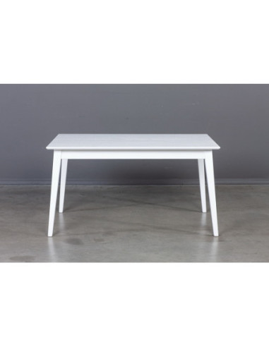 URBANO WHITE 140-230X90 oak, extending table