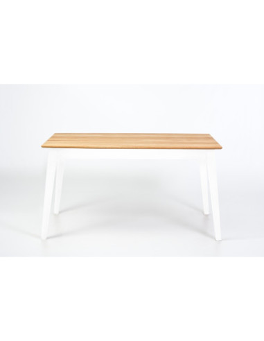 URBANO WHITE 140-230X90 oak, extending table