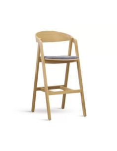 ALDO TENDER (71cm) oak bar stool