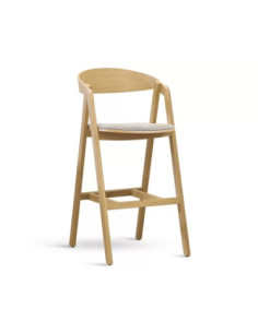 ALDO TENDER (63cm) oak bar stool