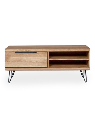 Oak TV table HUGO EASY 120cm