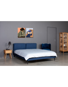 Bed VELVET S 160 narrow frame - Sofalovakedestalas.lt