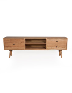 RETRO 160cm Oak TV table - Sofalovakedestalas.lt