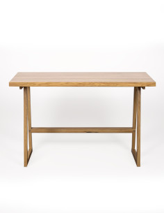 ALFA 120x50 console, oak work table - Sofalovakedestalas.lt