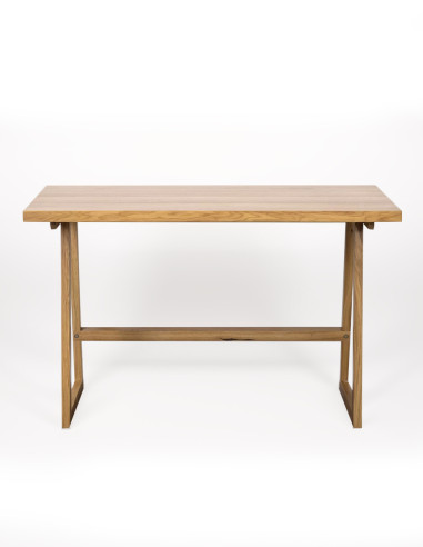 ALFA 120x50 console, oak work table - Sofalovakedestalas.lt