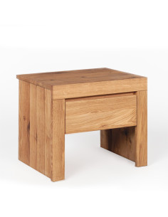 HENRI WILD OAK 50cm Oak bedside cabinet - Sofalovakedestalas.lt